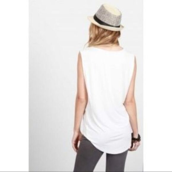 Ivory Pocket Muscle Tee - Picture 4 of 5